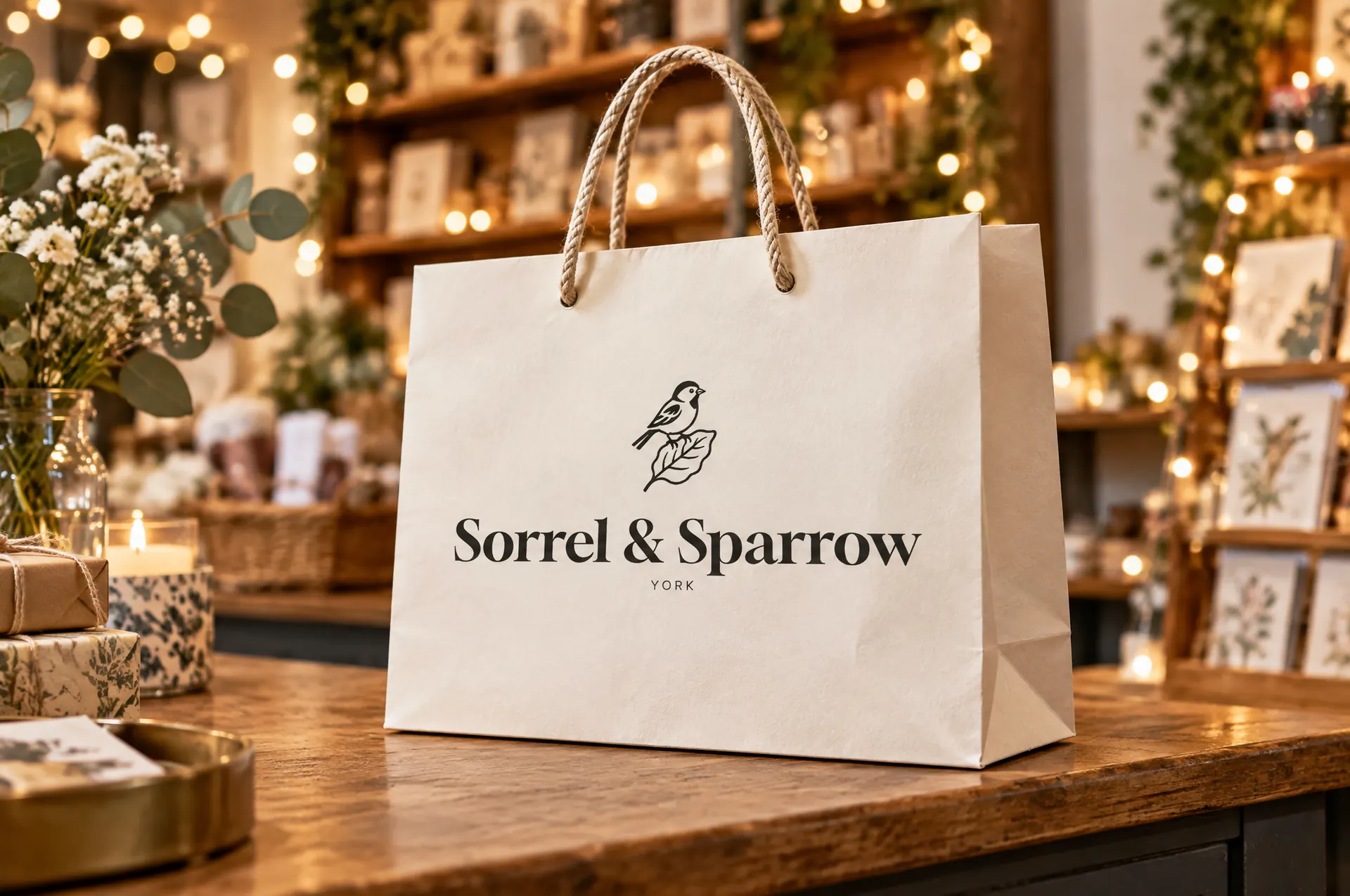 Sorrel & Sparrow: shopping bag